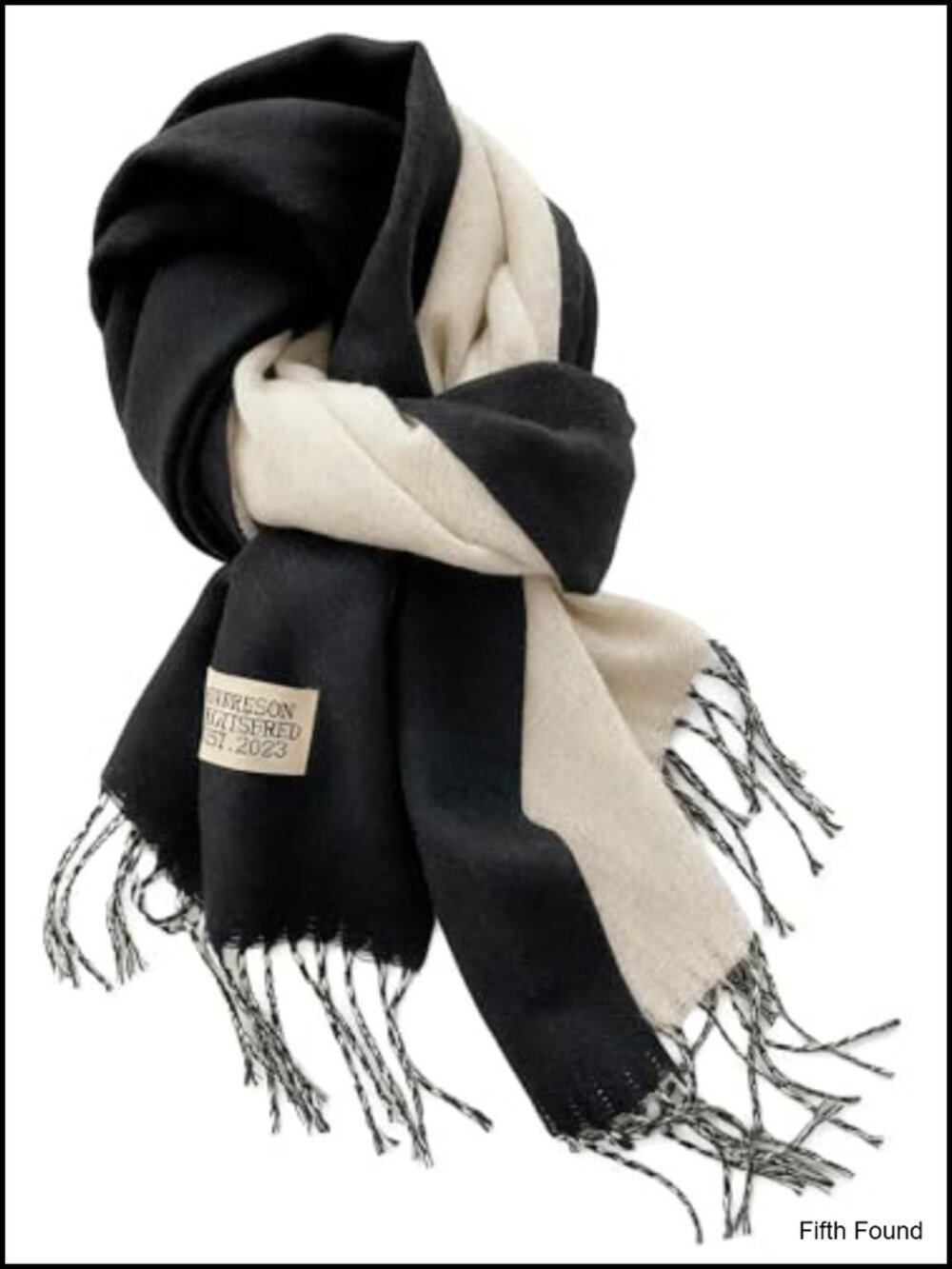Reversible Two-Tone Plush Shawl Wrap Oversized Scarf for Women